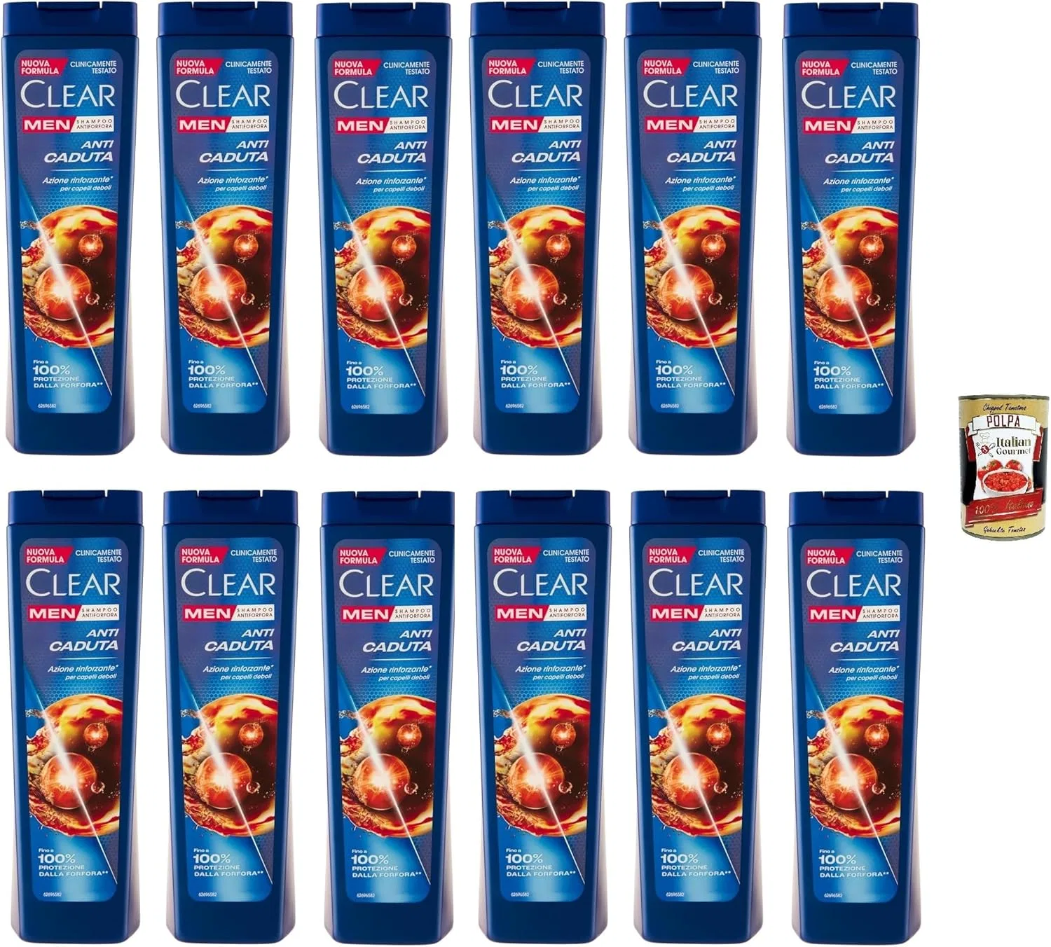 Мужской шампунь Clear Anti Caduta Men против выпадения волос Italian Gourmet E.R.