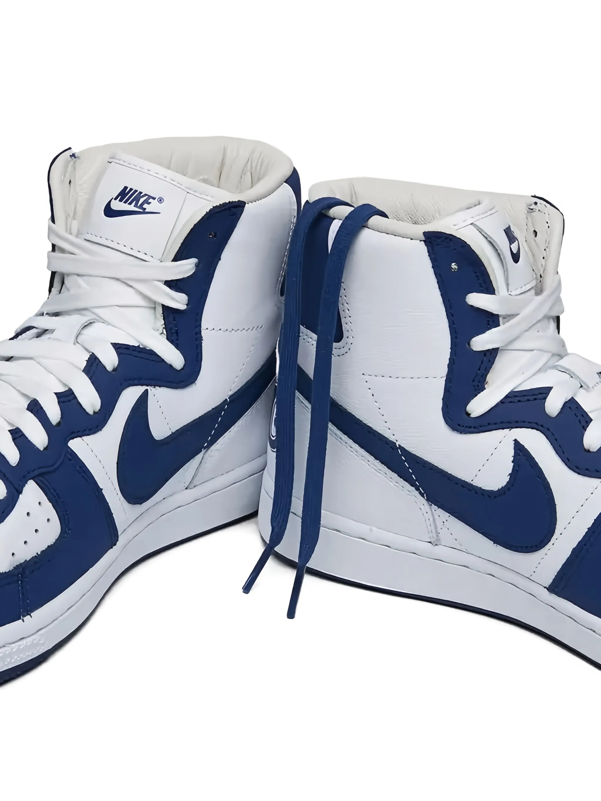 Кроссовки Homme Plus Terminator High SP Navy из коллаборации с Comme Des Garçons Nike, белый — фото 4