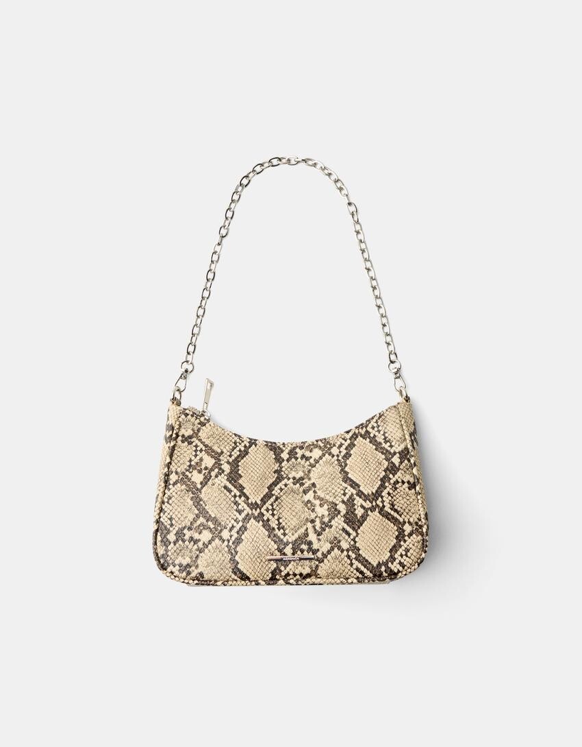 

Сумка через плечо из искусственной кожи Bershka, желтый
