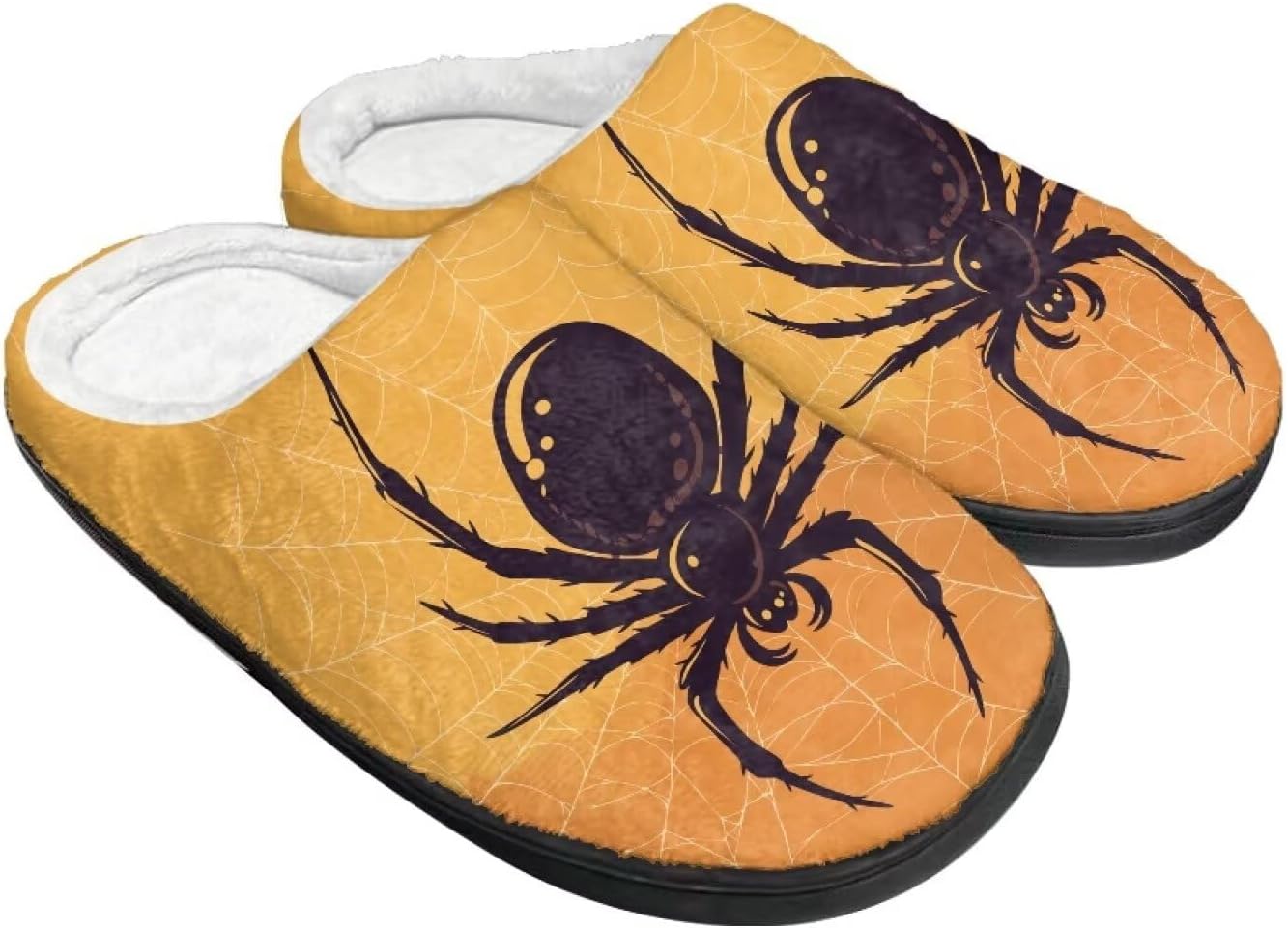 

Женские тапочки против скольжения, мужские домашние тапочки на Рождество, теплые и мягкие домашние тапочки для зимы и осени Baxinh, желтый