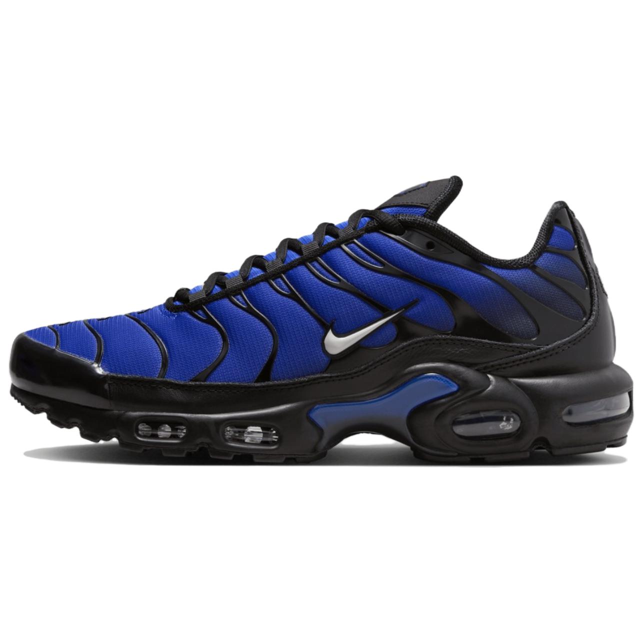 

Кроссовки Nike Air Max Plus Premium Black Racer Blue, синий