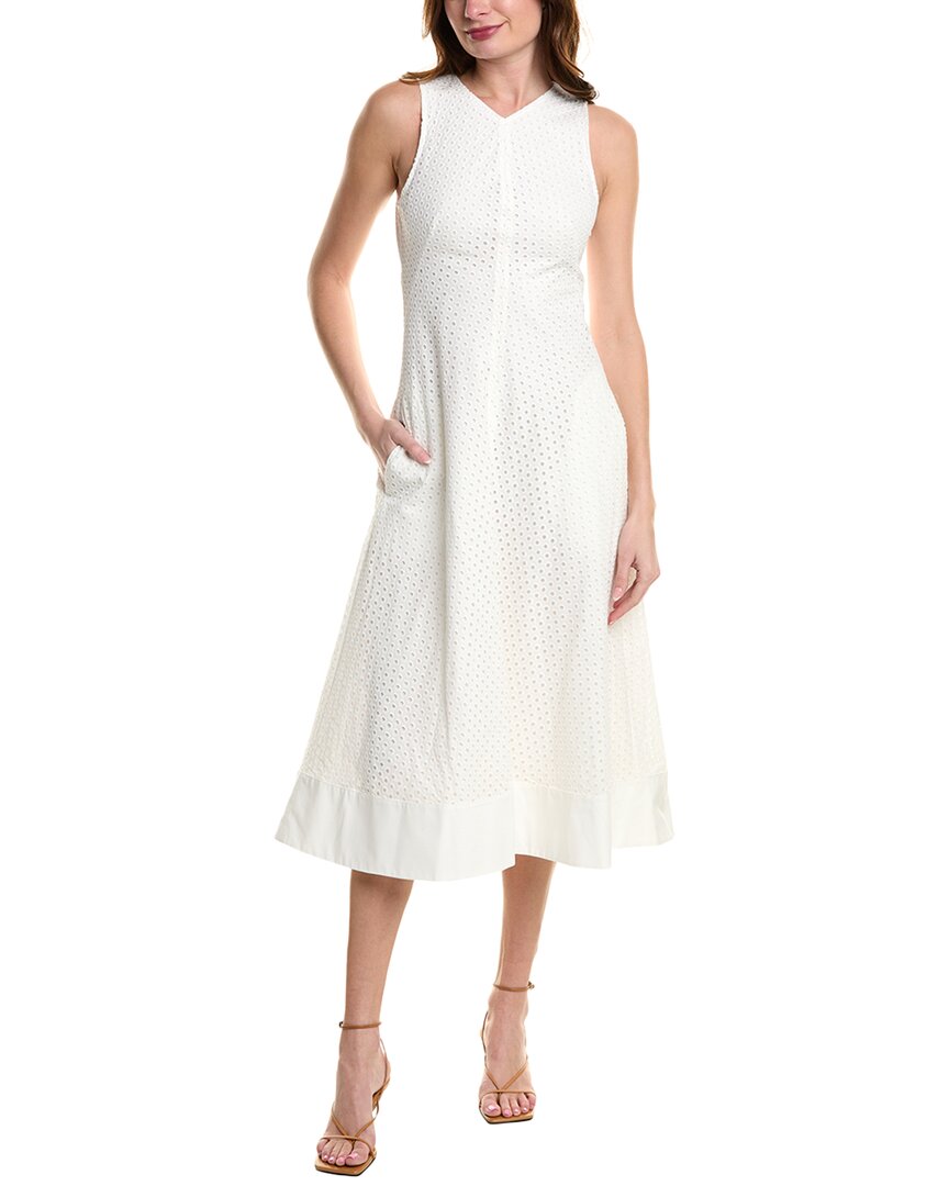 

Платье-миди с люверсами Proenza Schouler White Label Juno