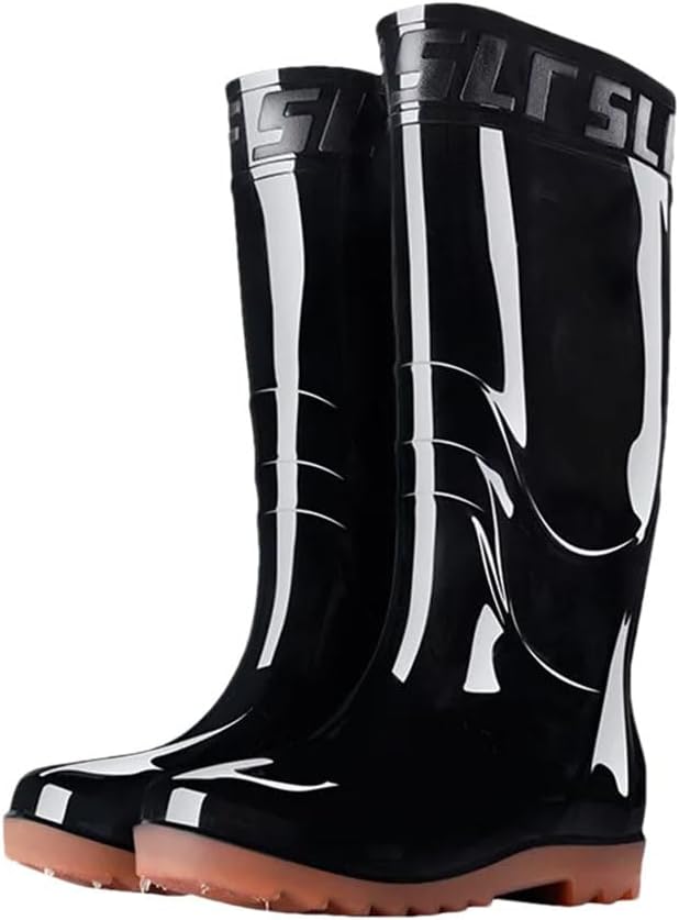 

Женские и мужские низкие и высокие резиновые сапоги с трубкой, водонепроницаемые рыбацкие сапоги, парные, противоскользящие водные обувь, для улицы, садовые и резиновые сапоги Generic, 3319 High