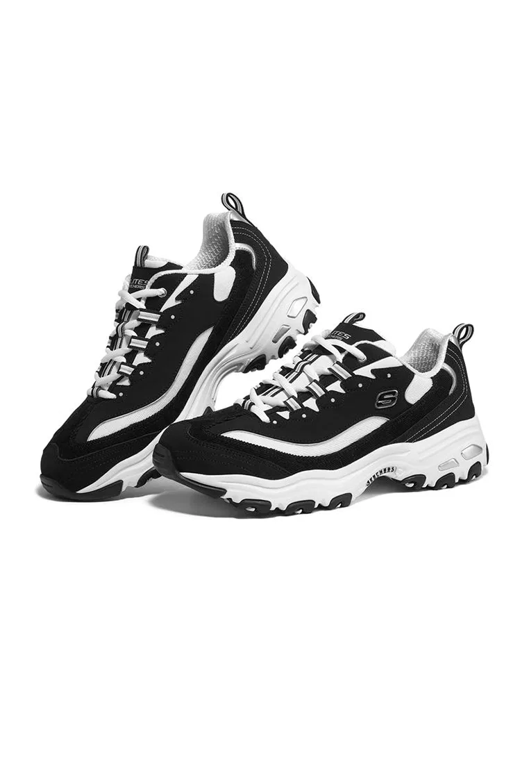 Кроссовки, D'Lites 1.0, Skechers, белый/черный — фото 4