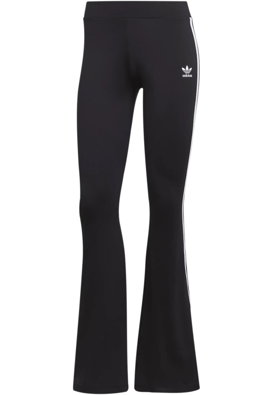 

Расклешенные леггинсы ADIDAS ORIGINALS Flared, черный