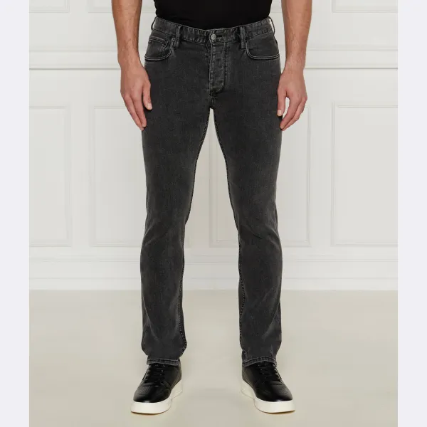 

Джинсы J75 классического кроя Emporio Armani, черный