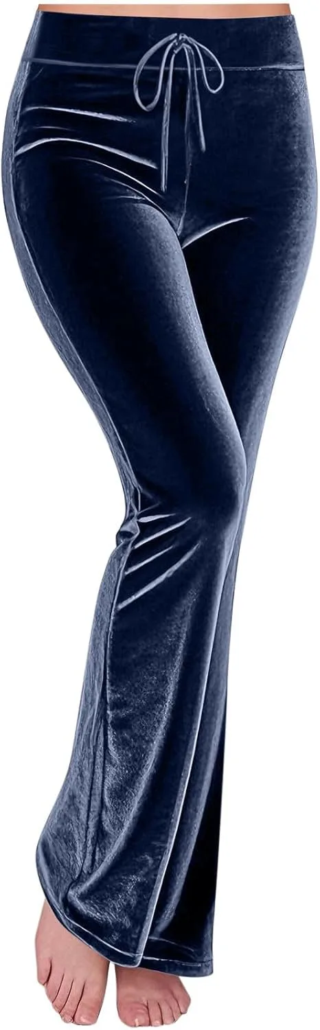 

Брюки Velvet для женщин, комфортные, с высокой талией и завязками