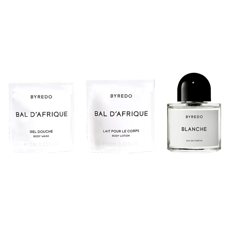 Byredo Набор пробников: парфюм 8 мл, гель для душа 10 мл, лосьон для тела 10 мл, eau de parfum edp, No Man's Land Rose Perfume 8ml+No Man's Land Shower Gel 10ml+No Man's Land Body Lotion 10ml — фото 3