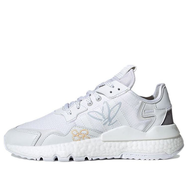 Кроссовки оригинальные nite jogger Adidas, белый