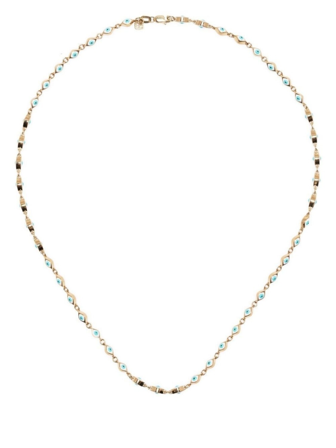 

Колье Evil Eye из желтого золота Sydney Evan, белый
