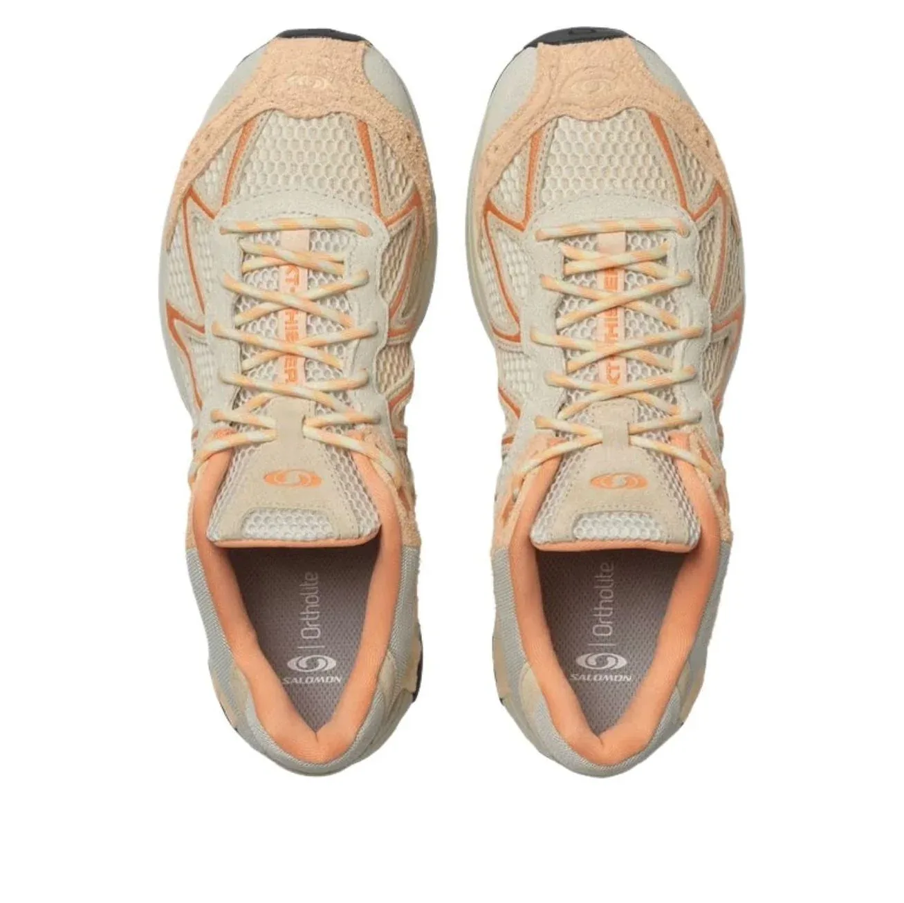 Кроссовки SALOMON XT-Whisper «Спаржа, зеленый миндаль, крем», оранжевый — фото 2