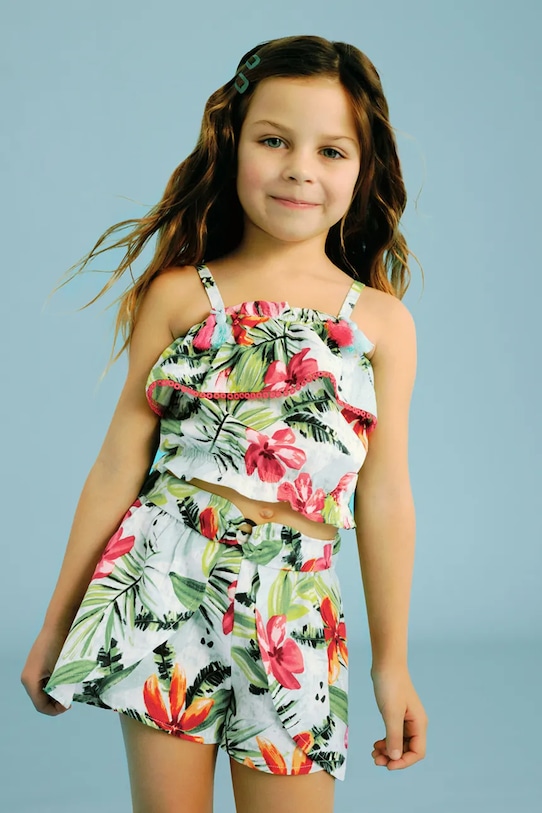 

Хлопковые детские шорты Mayoral, зеленый