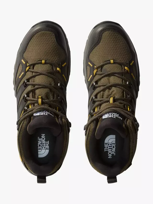 Мужские походные ботинки Hedgehog Goret, зелено-черные The North Face — фото 2