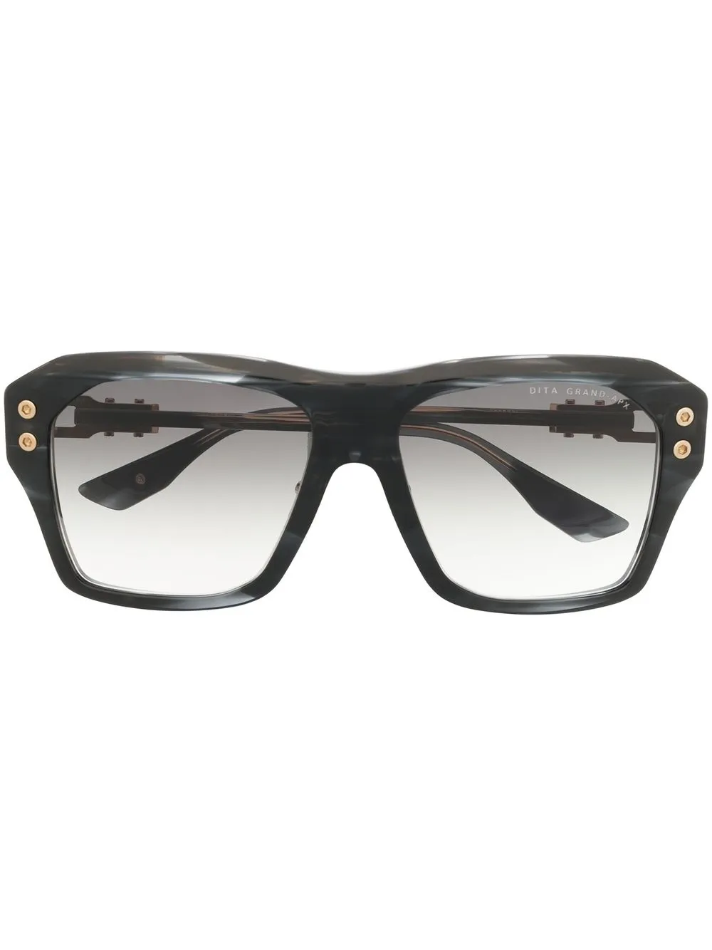 

Солнцезащитные очки в квадратной оправе Dita Eyewear, черный