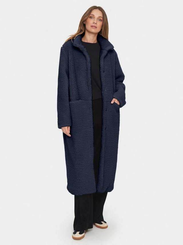 

Плюшевое пальто фелиции Saint Tropez, цвет Ombre Blue