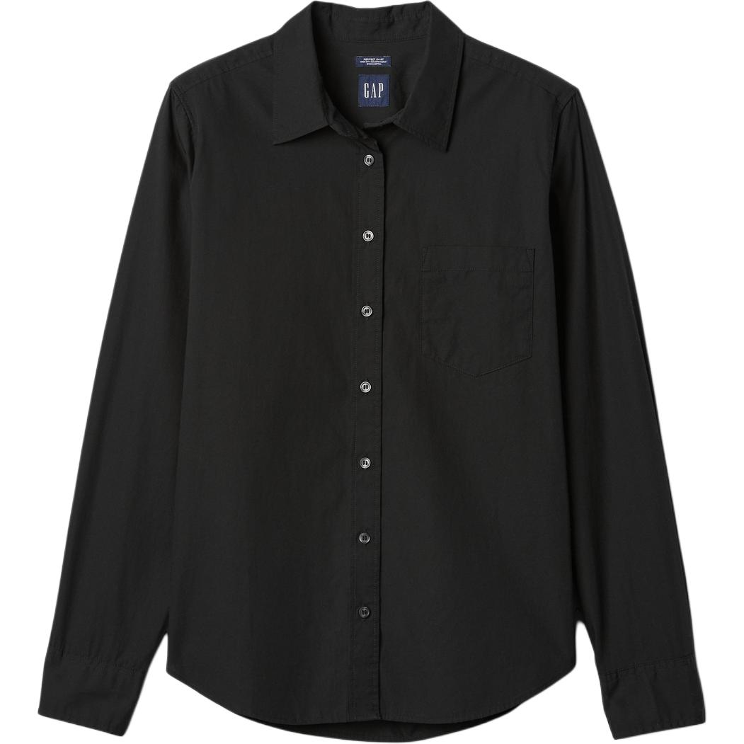 

Женская рубашка с лацканом Moderate GAP, черный