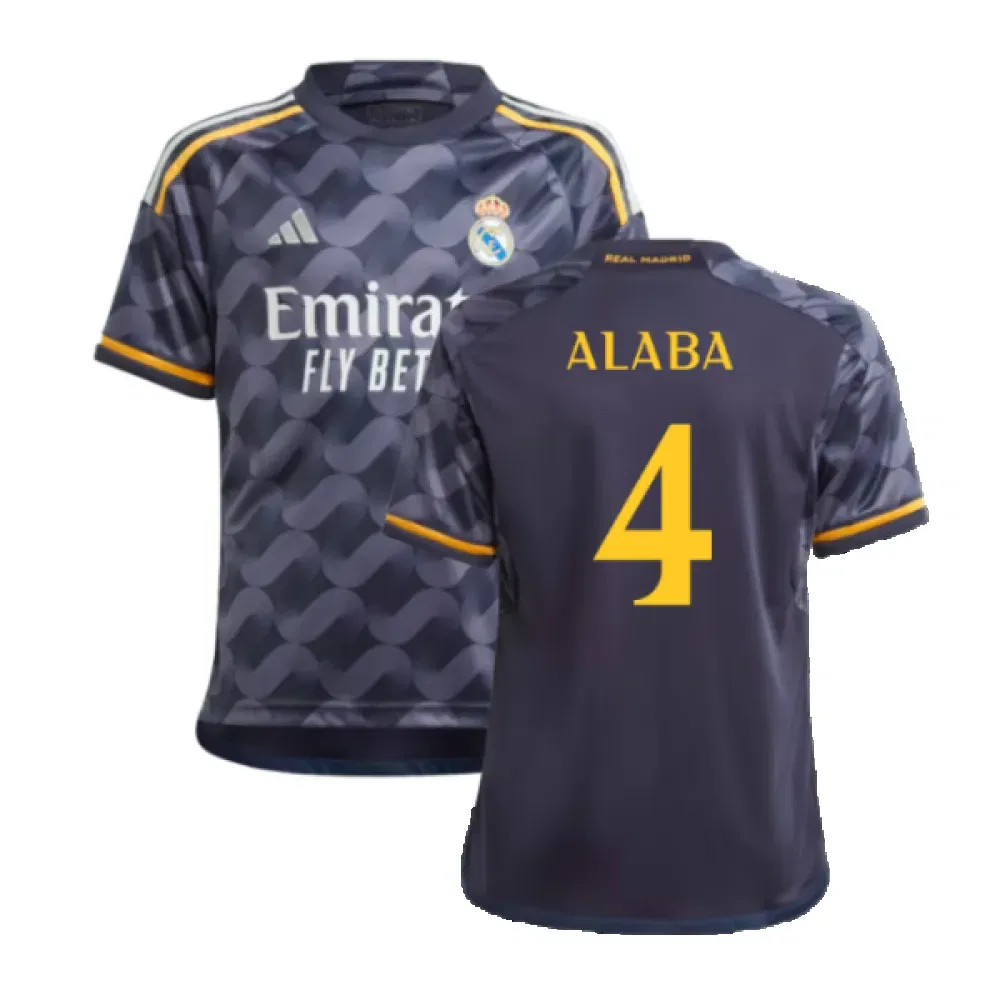 Футболка Real Madrid Алаба 4 2023/24, темно-синий