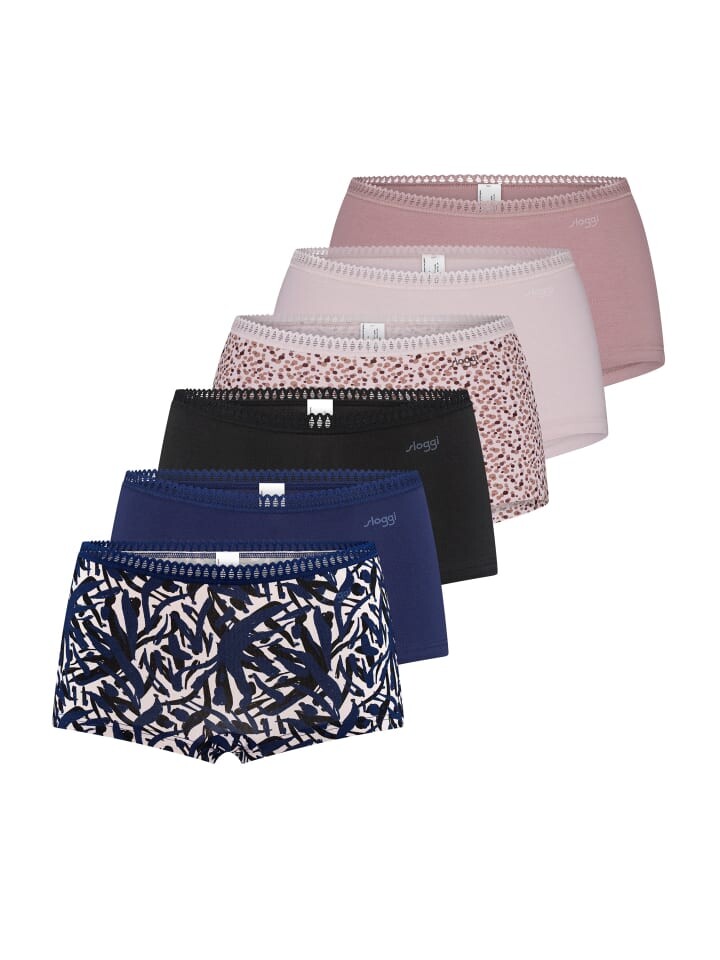 

Трусы Sloggi Short Slip GO Crush, цвет rosa/blau/schwarz