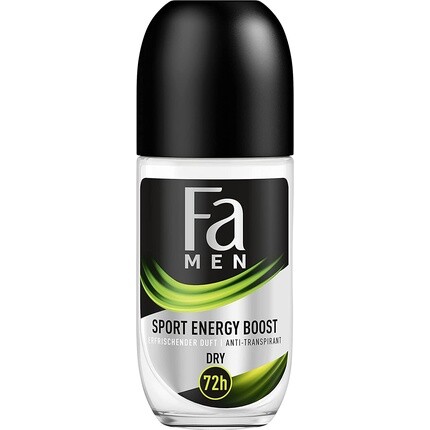 

Шариковый дезодорант-антиперспирант для мужчин Sport Energy Boost с освежающим ароматом, 50 мл, Fa