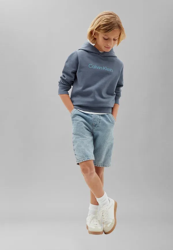Толстовка с логотипом Calvin Klein Jeans, цвет ночно-синий — фото 2