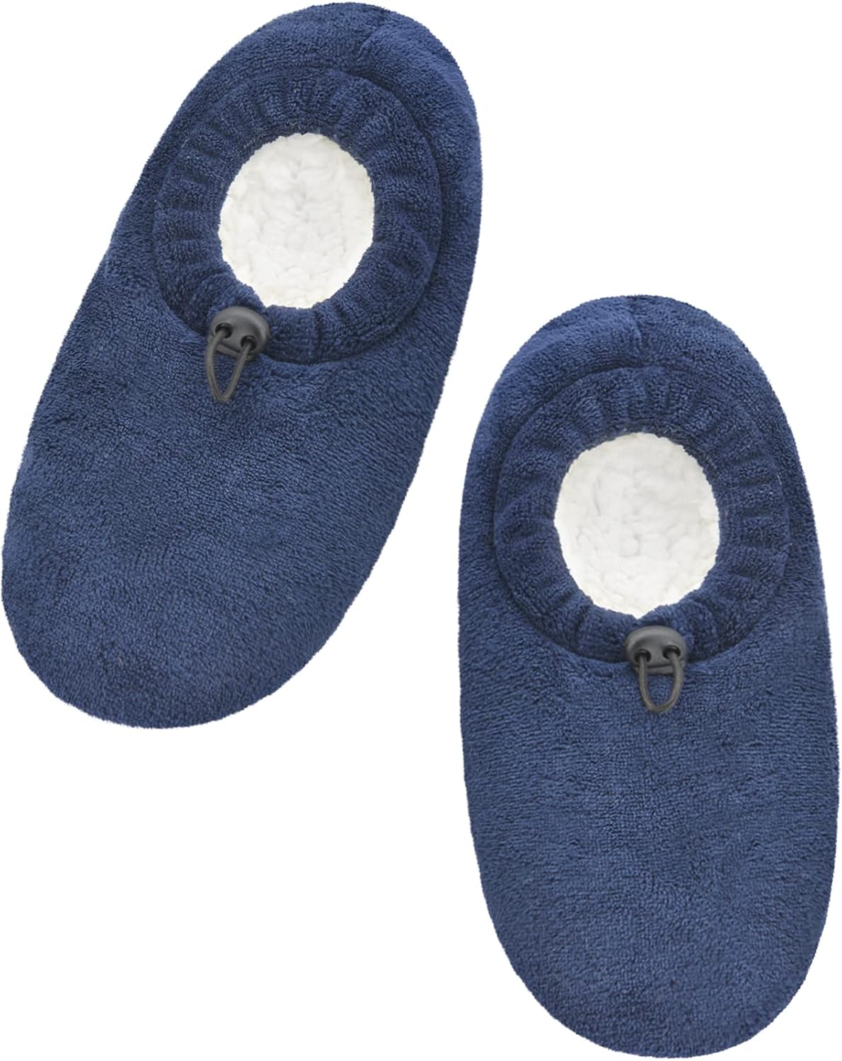 

Мужские носки-тапочки Panda Bros с противоскользящей подошвой, теплые тапочки-носки с захватами для мужчин, пушистые домашние тапочки, темно-синий