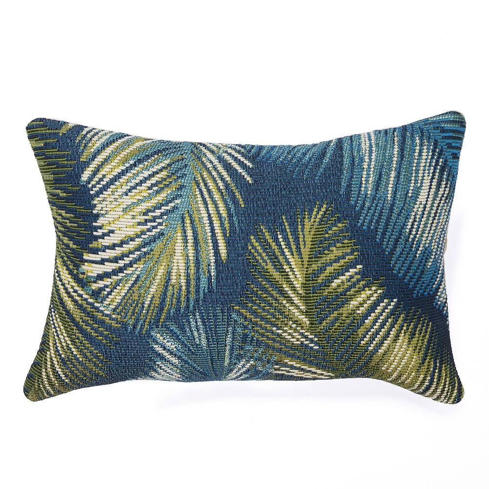 

Подушка Liora Manne Marina Palm Border для дома и улицы, синий