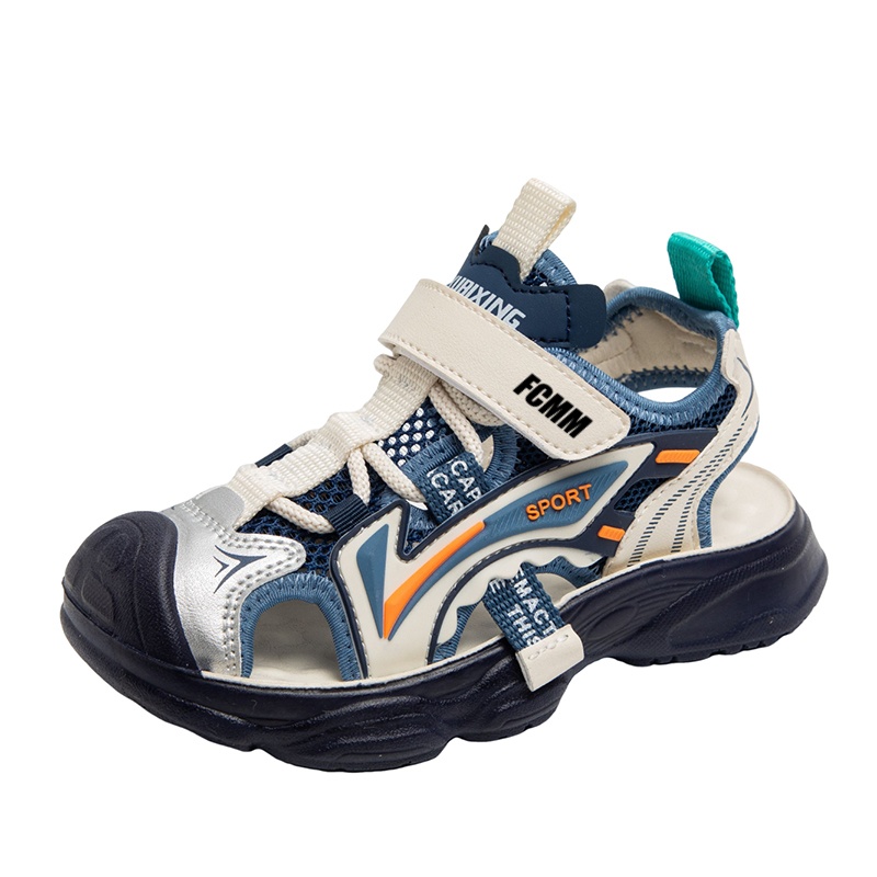 

Нескользящие и дышащие низкие повседневные кроссовки для детей FCMM, синий