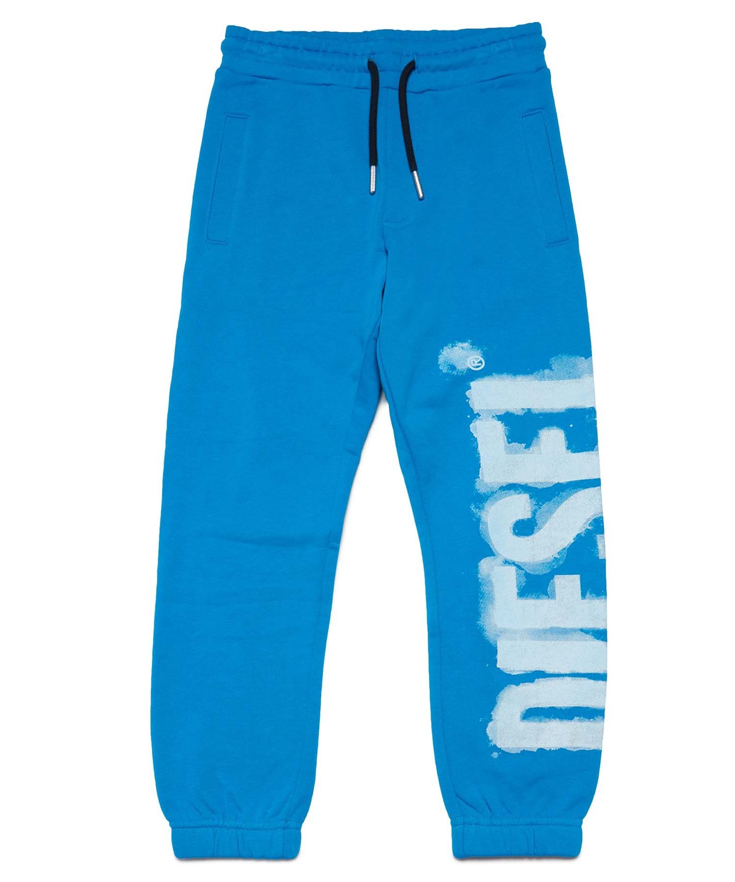 Детские спортивные штаны с логотипом бренда DIESEL, Blue