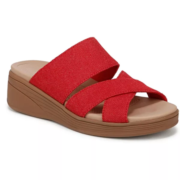 Женские босоножки Fiona на танкетке с ремешками Lifestride, цвет fire red