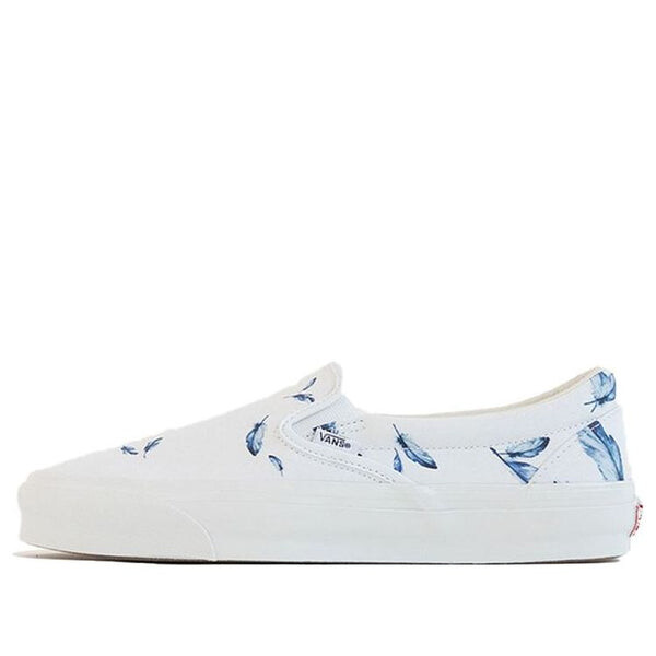 

Кроссовки kith x vault og classic slip-on lx 'feathers' Vans, белый
