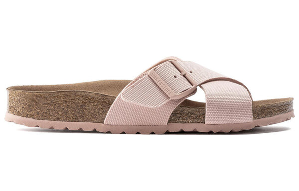 Тапочки siena tex vegan sandals 'soft pink' Birkenstock, розовый — фото 2