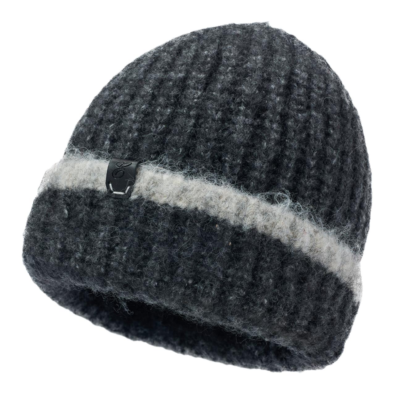 

Женская шапка-бини из полиэстера и овечьей шерсти ELLE, серый