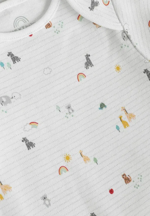 Боди Next Regular fit short sleeve 7 pack, белый принт — фото 2