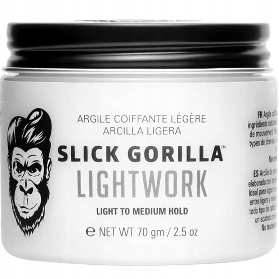 

Slick Gorilla, Lightwork, Матовая глина для волос, 70 г