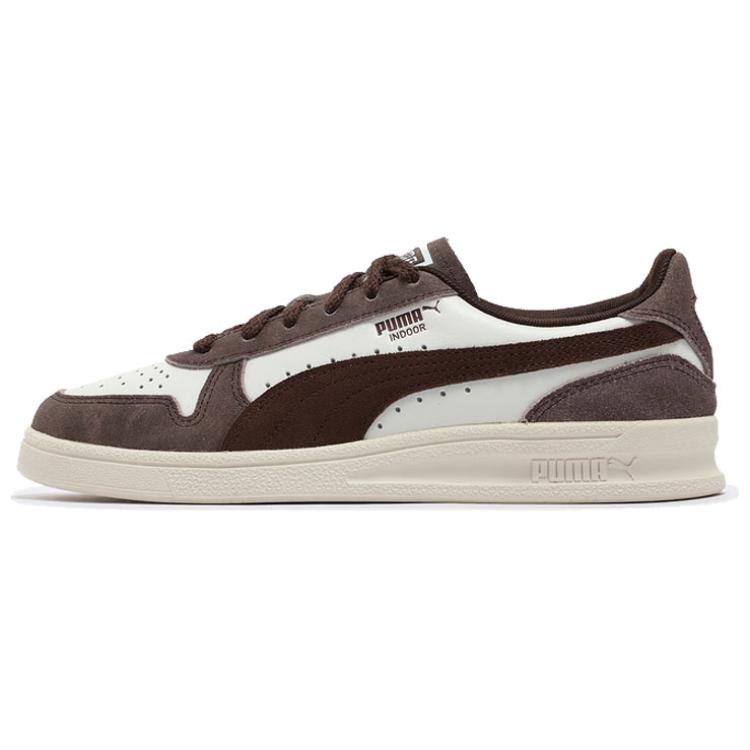 

PUMA Низкие скейтерские кроссовки унисекс бело-коричневые White-Coffee Brown-Almond Candy, цвет White-Coffee Brown-Almond Candy