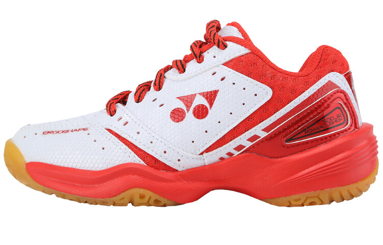 

Детские кроссовки Kids Low-top белые/красные Yonex, белый/красный