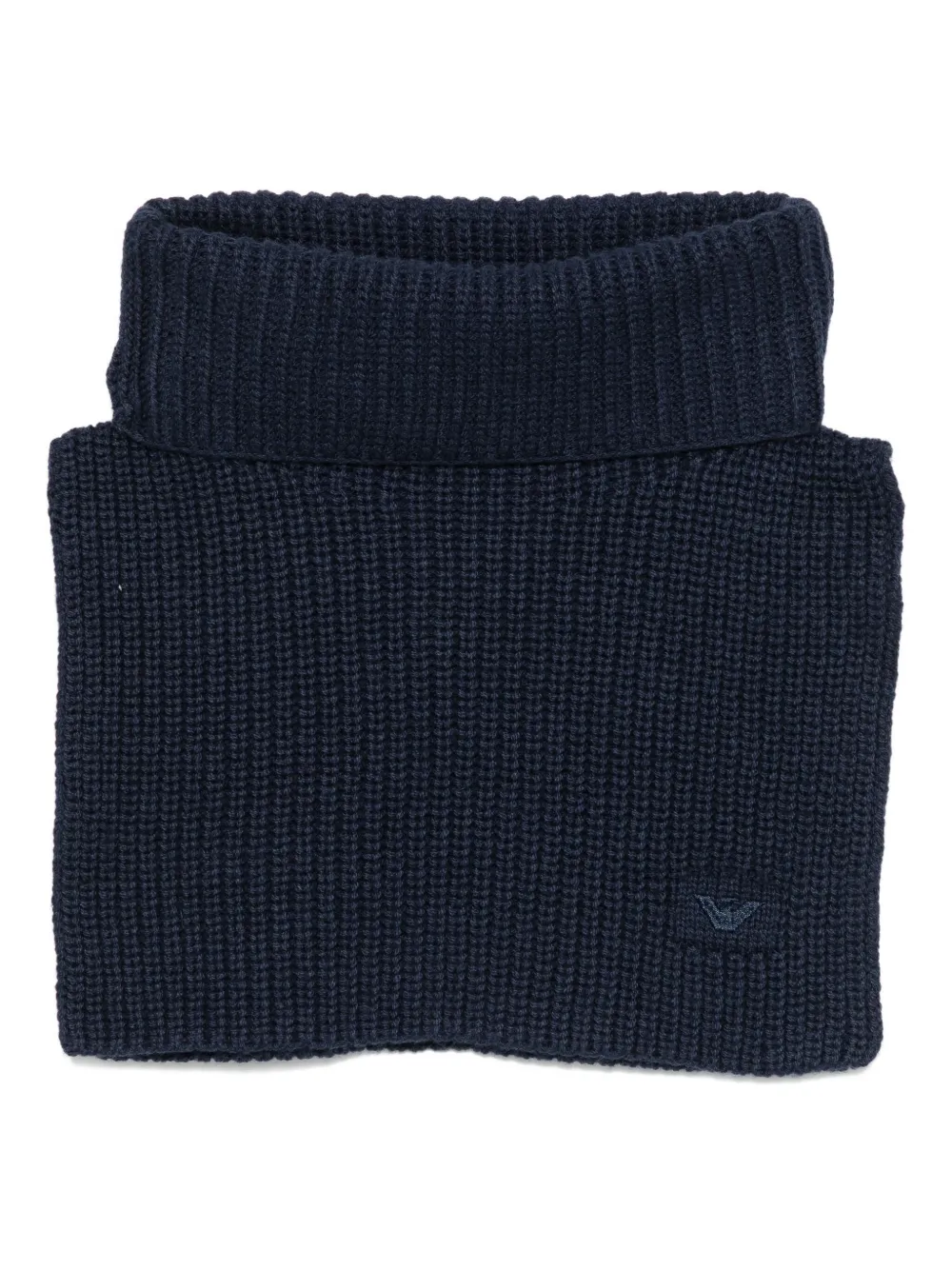 

Шарф в рубчик Emporio Armani Kids, синий