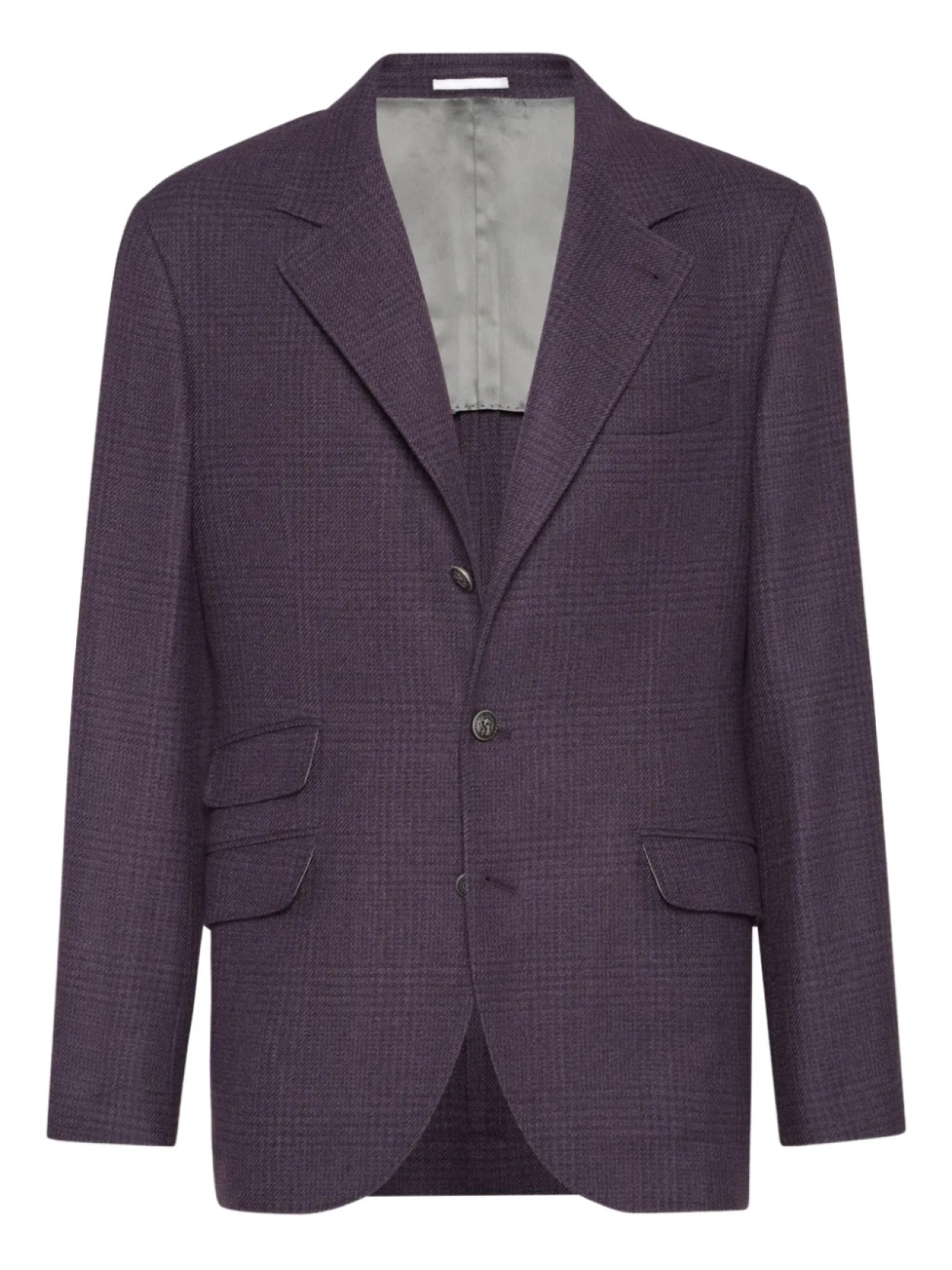 

Однобортный блейзер Brunello Cucinelli, фиолетовый