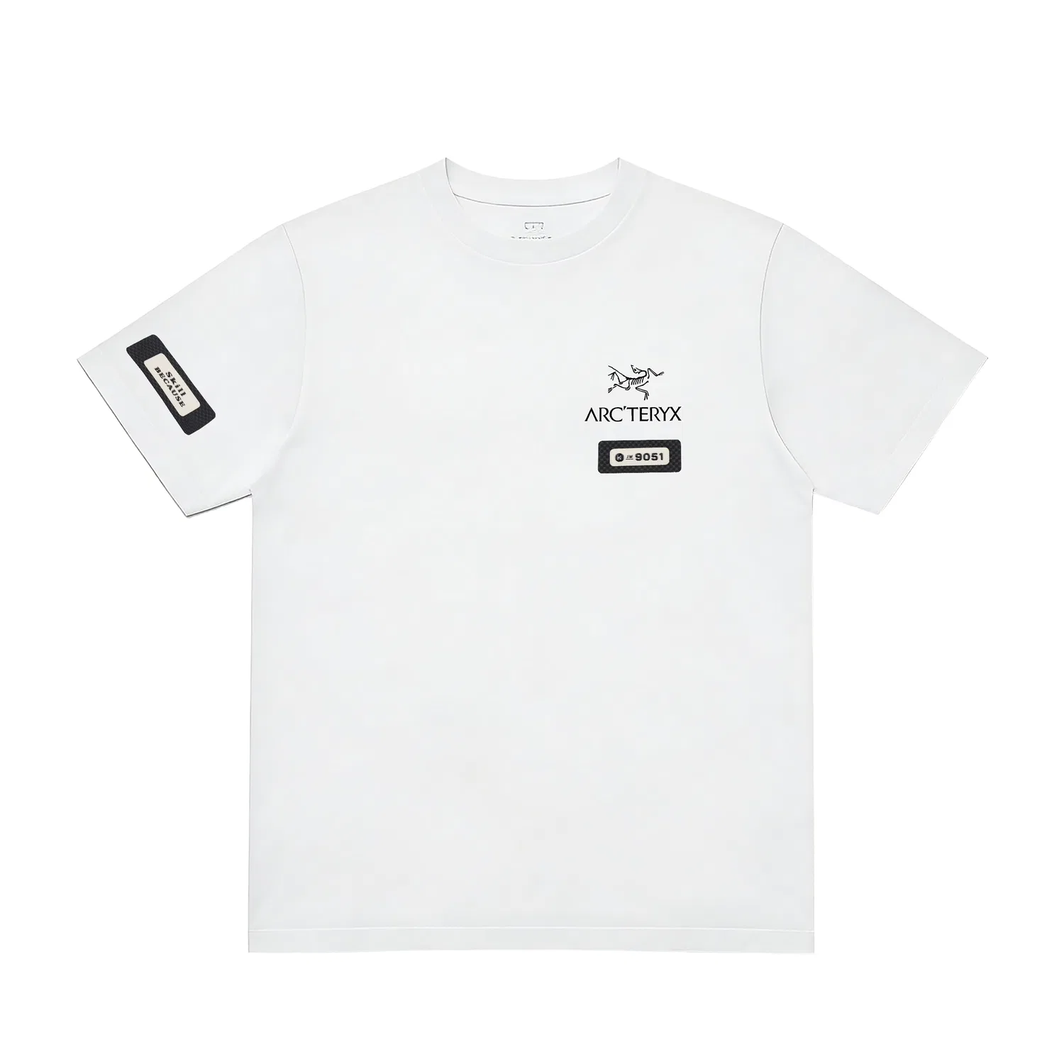 Футболка с круглым вырезом Arcteryx Ivory White