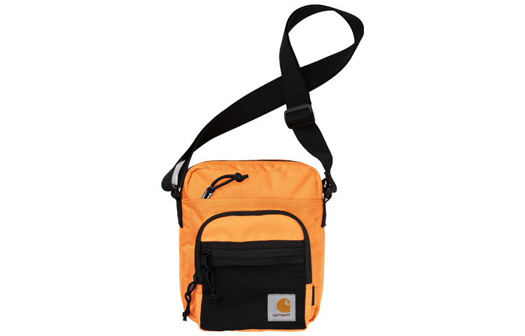 

Carhartt WIP Сумка холщовая через плечо кроссбоди женская оранжевая