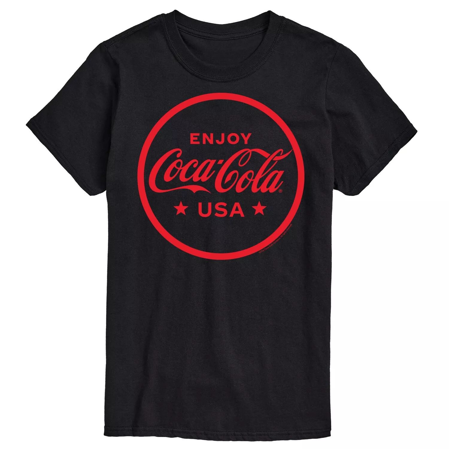 

Мужская футболка с рисунком Coca-Cola Enjoy Coca-Cola USA License, черный