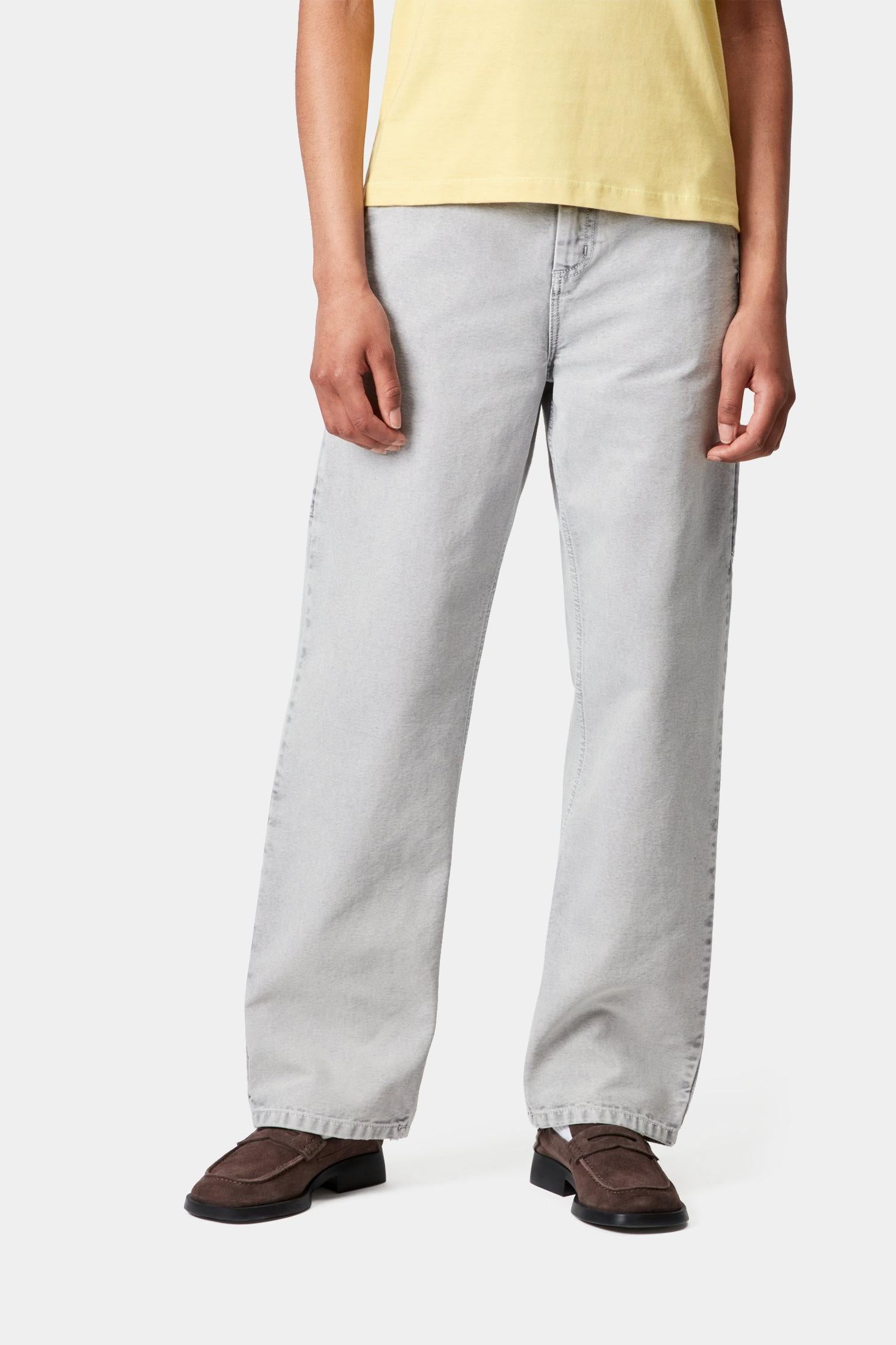 

Брюки Pierce Straight - Chalk Wash из органического хлопка Dearborn Canvas (100%) Carhartt, черный