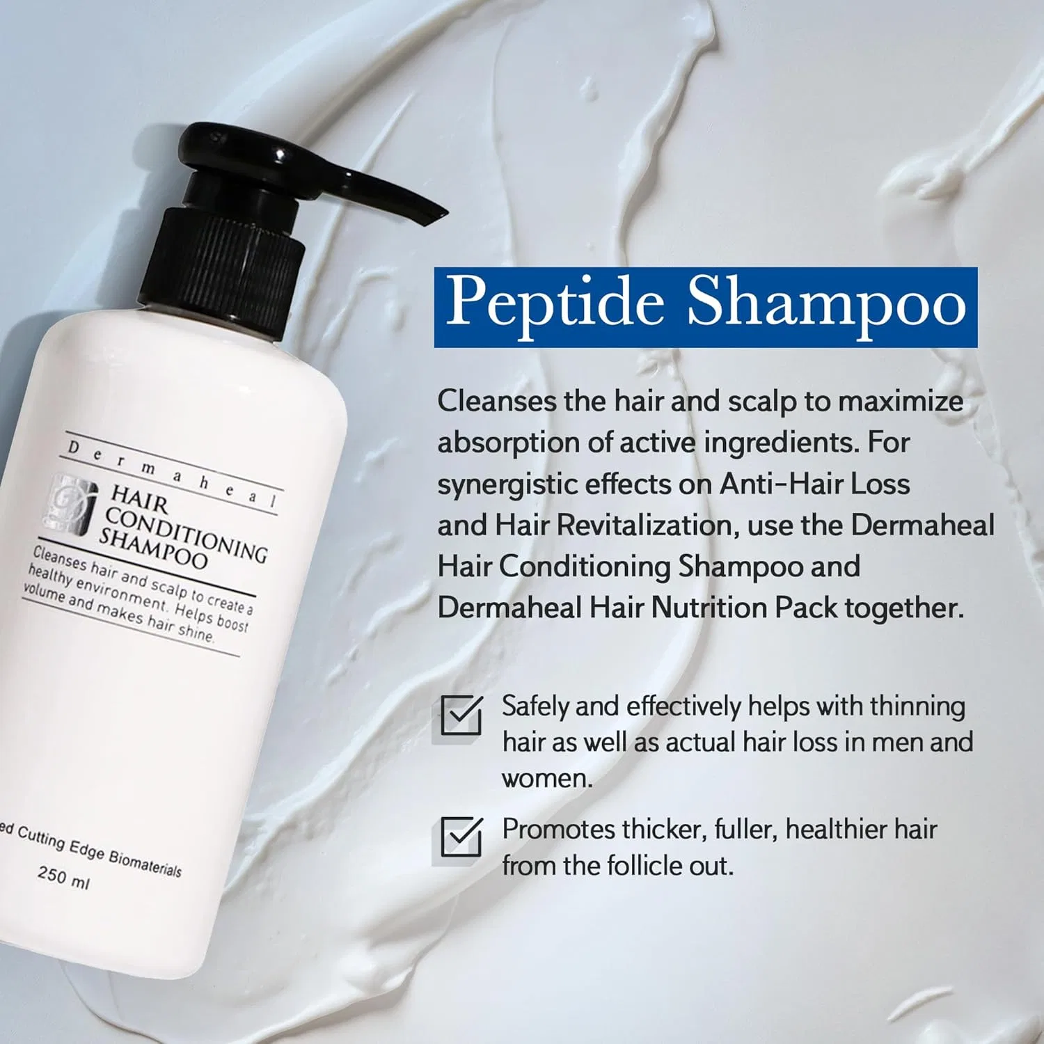 Кондиционирующий шампунь Dermaheal Cosmeceuticals Hair, 250 мл Dermaheal — фото 4