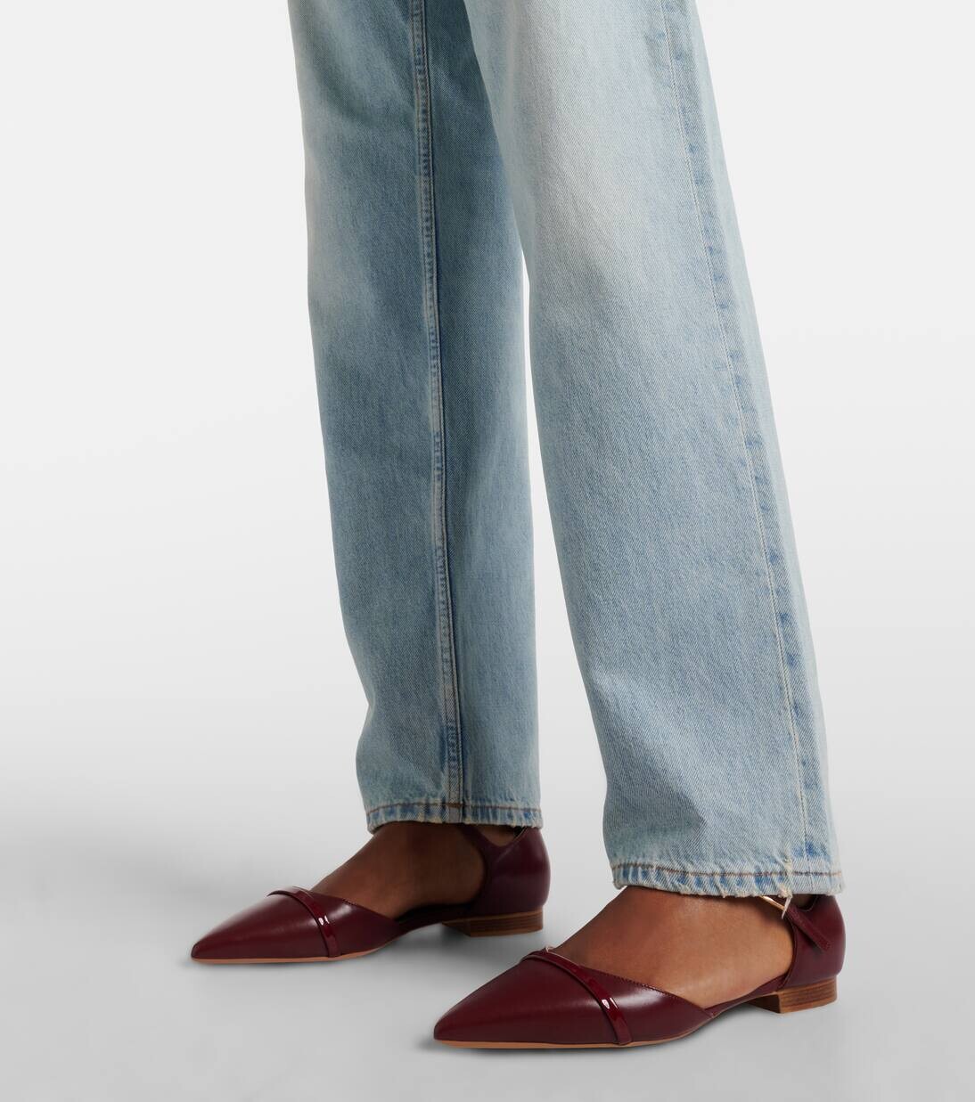 Туфли Мэри Джейн из кожи Ulla Malone Souliers, цвет rosewood/rosewood — фото 4