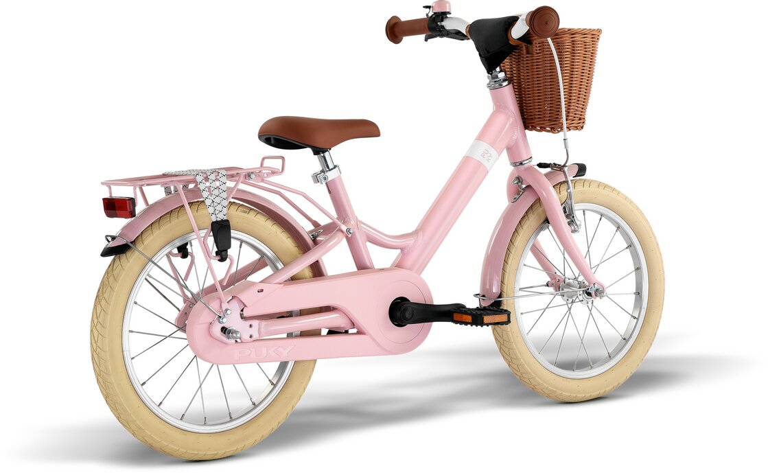 Детский велосипед Puky Youke 16 Classic - 16 дюймов - Y-Form - 2025, цвет Pink|retro-rosé — фото 4