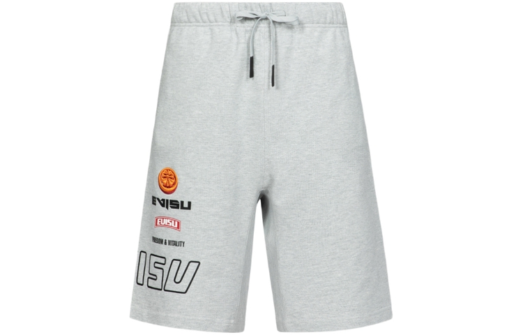 

Повседневные шорты мужские Heather Grey Evisu, цвет Heather Gray