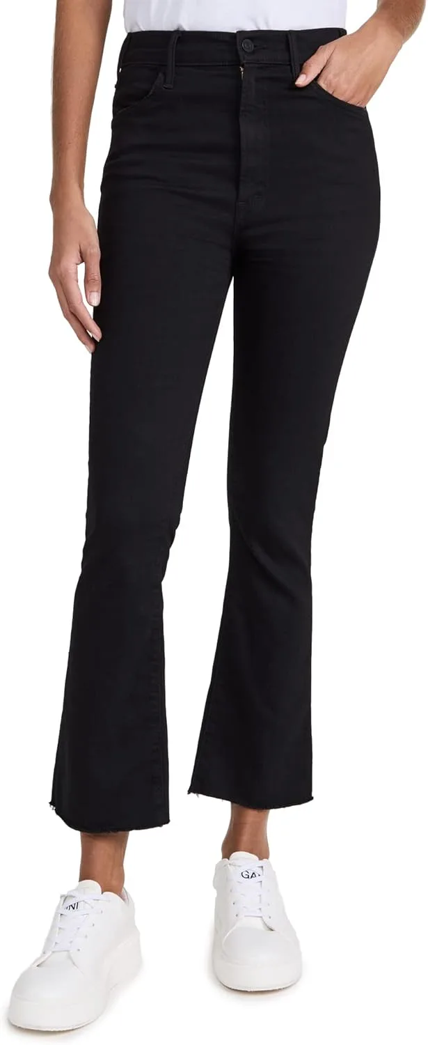 

MOTHER Женские джинсы The Hustler с потертостью на щиколотке