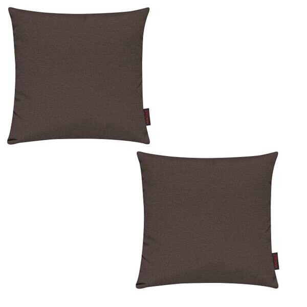 

Комплект из 2 чехлов на подушки Magma-Heimtex FINO, 40x1x40 см, коричневый