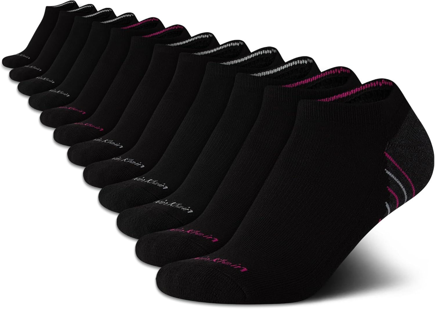 

Женские носки Calvin Klein, непромокаемые, 12 пар, мягкие, комфортные, спортивные, с низким вырезом, для женщин (размер обуви: 4-10), Black Multi