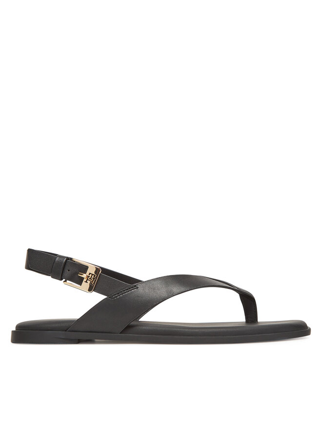 Сандалии Color Block Thong Flat Sandal FW0FW08883 Tommy Hilfiger, черный